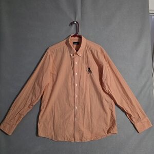 Stantt Mens Tennessee Vols Embroidered Button Down Shirt Size Large